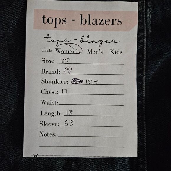 Free People Distresssed Denim Jacket. Dark Blue Wash XS#26 - Picture 3 of 15